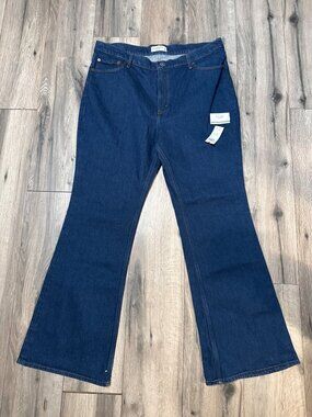Abercrombie & Fitch The Vintage Flare High Rise Jeans 34 18 Long NWT